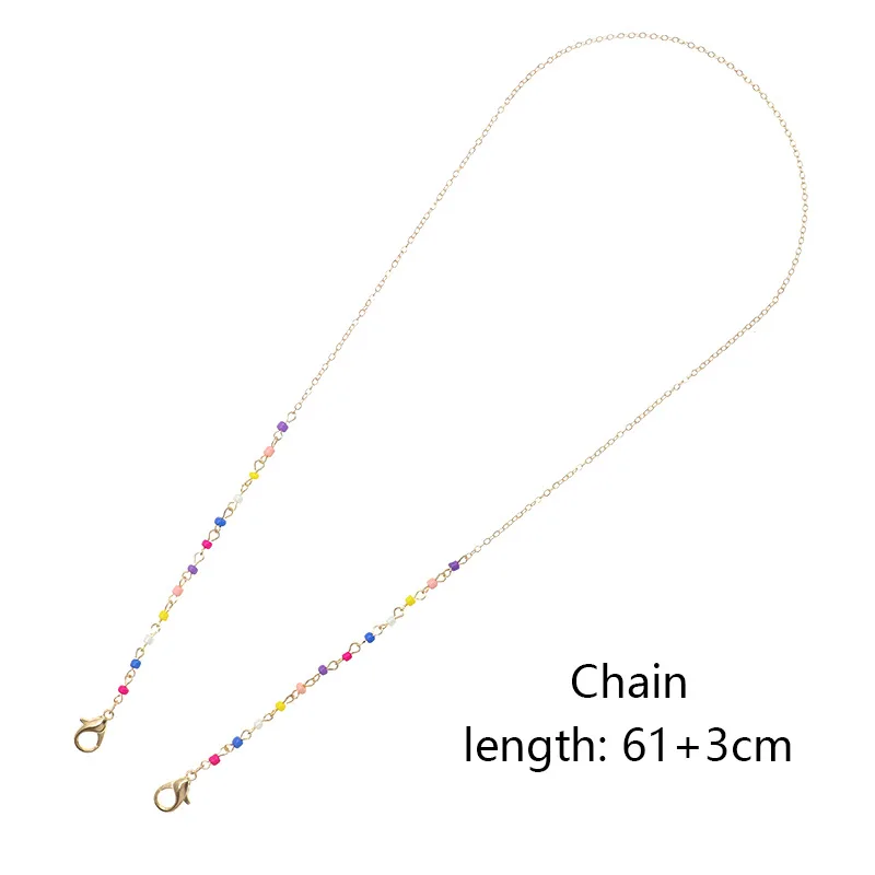 2020 ручная работа модная женская детская многоцелевая маска цепочка для лица