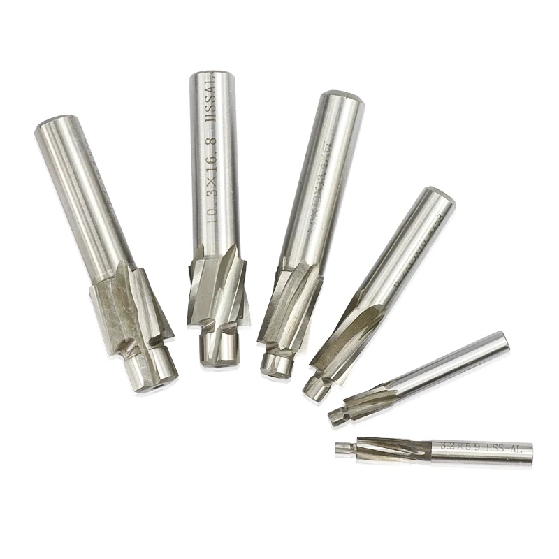 HAMPTON 4 Flute Цековка торцевой фрезы M3-M16 Pilot пазовый инструмент фрезеровка зенкер