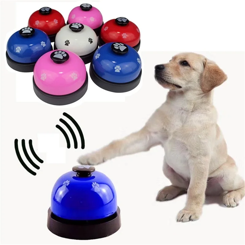 

Dog Toys for Large Dogs Bell Training Feeding Ringer IQ Interactive Eating Food Feed Reminder Called Dinner Puppy Pet Products