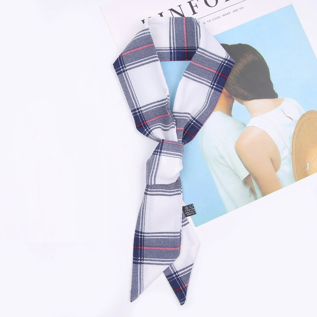 Модный женский квадратный шарф универсальные обертывания элегантный маленький