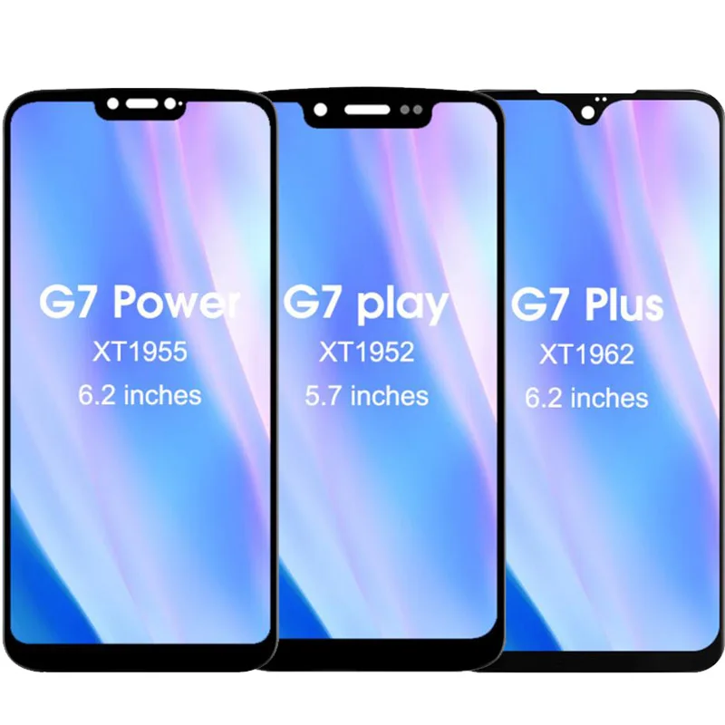 Новый OEM ЖК дисплей для Motorola G7 Play сенсорный экран дигитайзер рамка в сборе moto Plus