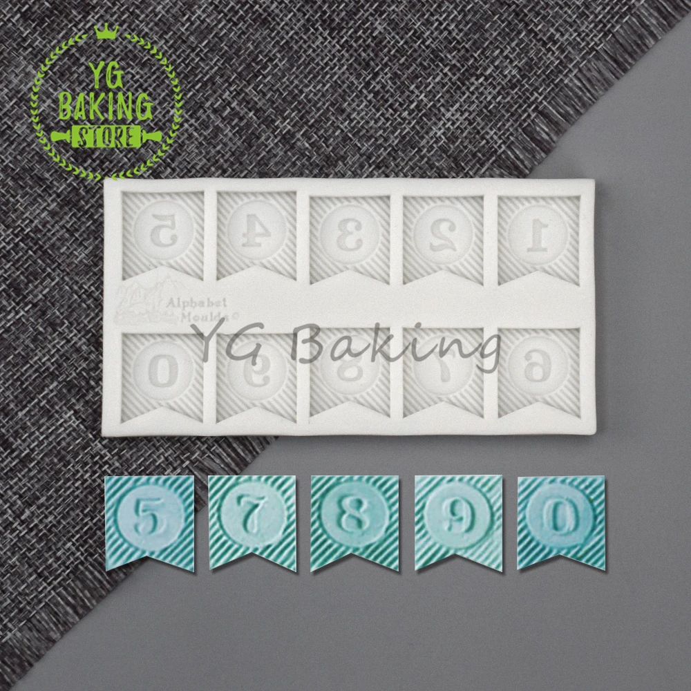 

Dorica New Alphabet & Number Design Diy Handmade Silicone Mold Craft Fondant Cake Decorating Tool Kitchen Tools Bakeware