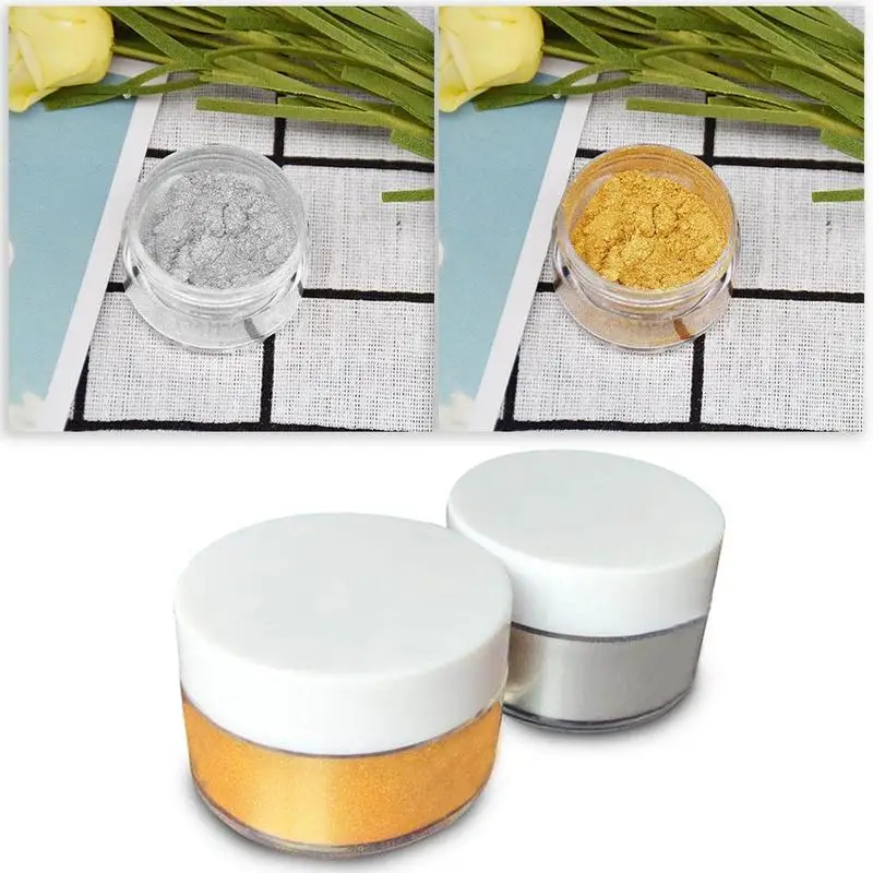 Съедобный глянцевый порошок цветной пищевой декор золото/украшения для торта