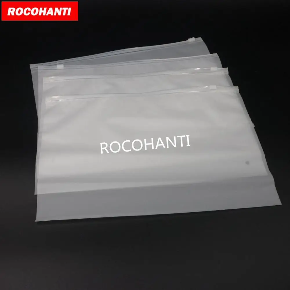 200x напечатанный на заказ логотип матовая сумка молнии водонепроницаемые