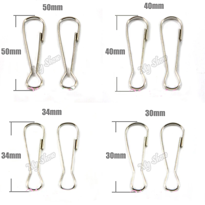 Металлическая защелка шнурка 100 шт. застежка в форме тыквы брелок для кемпинга