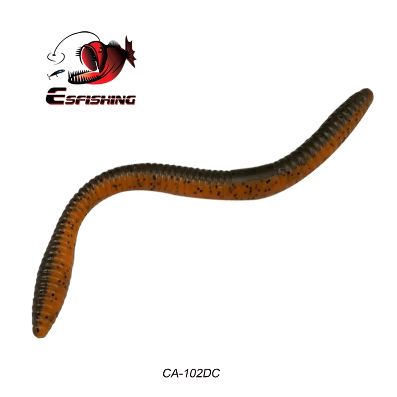 CA102DC ESFISHING Мягкая приманка червь дикая палочка 150 мм 11 г 5 шт. рыболовные приманки червяк мягкие приманки для рыбалки снасти карп Pesca приманка для форели - Цвет: CA102DC
