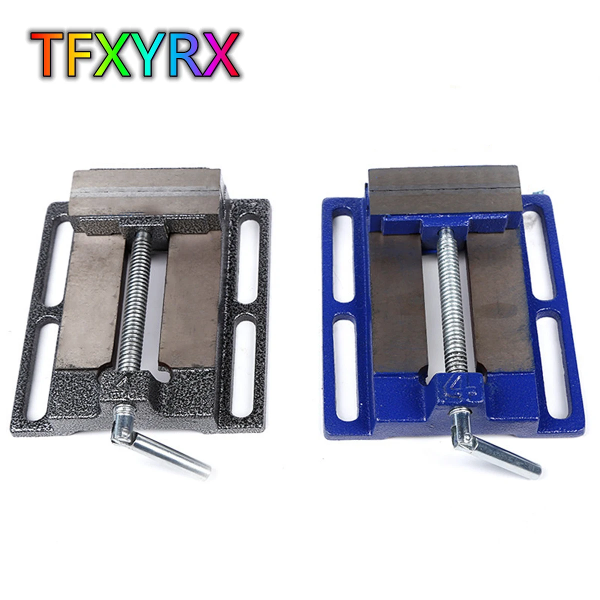 

2.5/3/4 inch Drill Press Vice Bench Clamp Flat Tongs Vise Drilling Machine Stand Flat Nose Pliers Vise