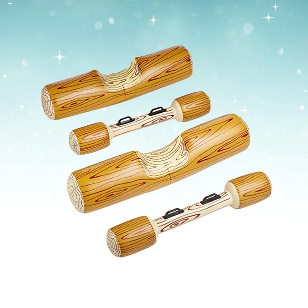 

4pcs Children's Inflatable Water Wooden Stick Shape Water Outdoor Swimming Tool for Adult Child Beach Pool