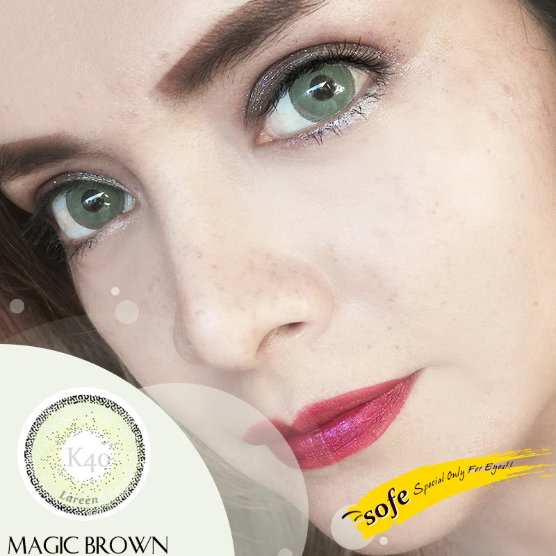 

2pcs/pair Eyes Contact Cosmetic Contact Lenses For Lady Contact Lenses Color Cosmetic Cosplay Lenses With Diopters Free Shipping