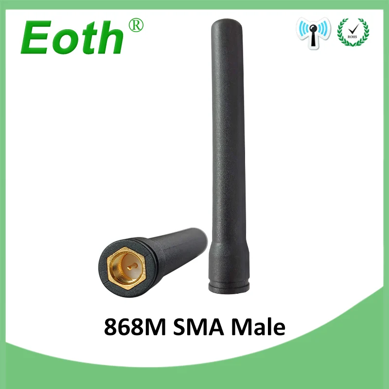 GRANDWISDOM 20pcs 868mhz antenna 3dbi sma male 915mhz lora antene pbx iot module lorawan signal receiver antena | Мобильные телефоны