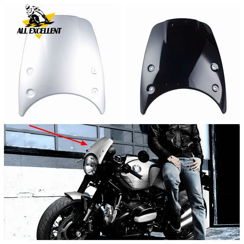 

Motorcycle Headlight Fairing Windscreen Windshield Shield Screen Protector for BMW R Nine T R9T 2015 2016 2014-2017