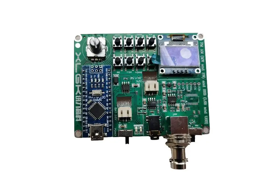 

Assembled SI4732 All Band Radio Receiver FM AM (MW & SW) SSB (LSB & USB) with lithium battery + Antenna + Speaker + Case