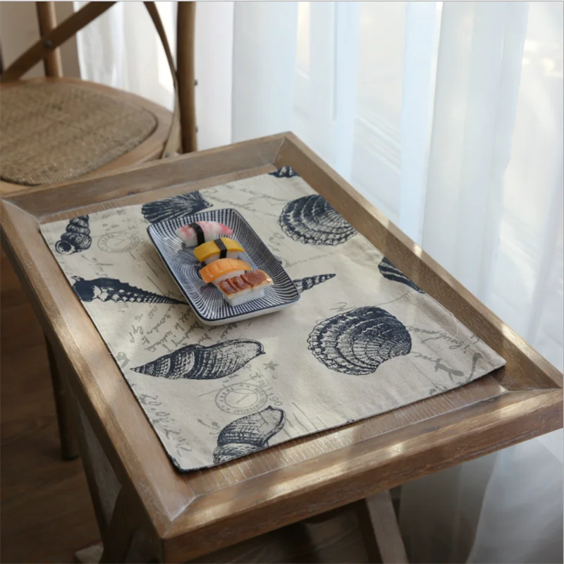 Скатерть из хлопка и льна стирающаяся салфетка для обеденного стола защитный