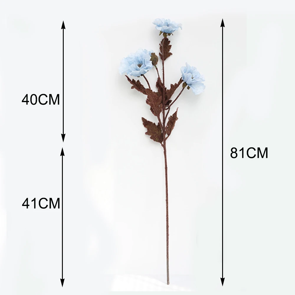 Искусственные цветы композиции реалистичные искусственные маки букет имитация