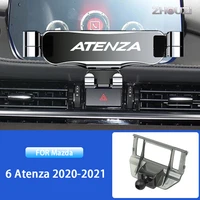 car mobile phone holder special gps mounts stand gravity navigation bracket for mazda 6 atenza 2020 2021 car accessories