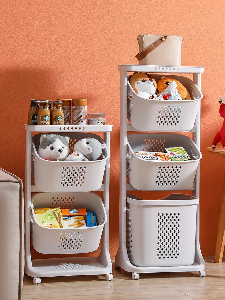 Cheap Multi layer Dirty Clothes Basket Household Storage Basket Toilet Rack Shelf Laundry Hampers Basket Storage Artifact Removable