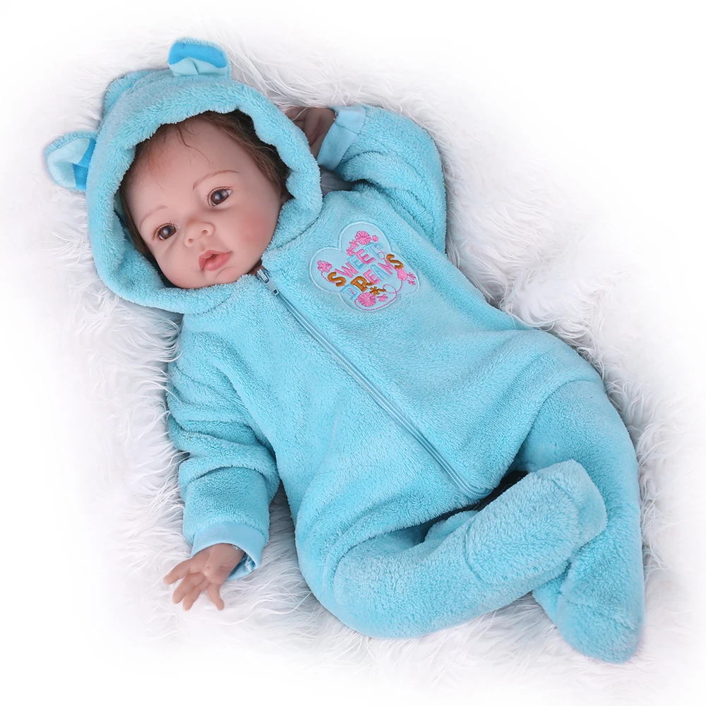 Кукла Reborn Baby 22 дюйма 55 см Реалистичная с одеждой для новорожденных кукла девочек
