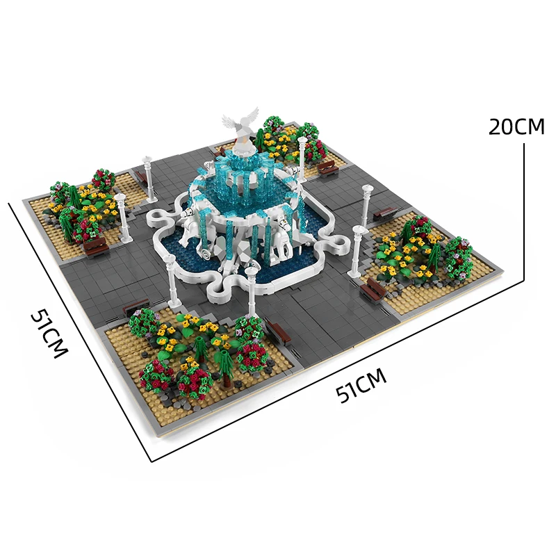 Формы KING 16003 игрушки для уличного строительства MOC квадратная модель ангела со