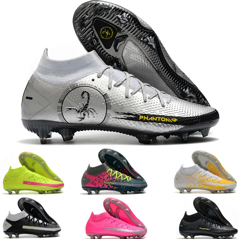 

2021 Мужская футбольная обувь, фантастическая футбольная обувь, серебристые, синие, желтые, GT, красные, элитные тренировочные женские, детские...