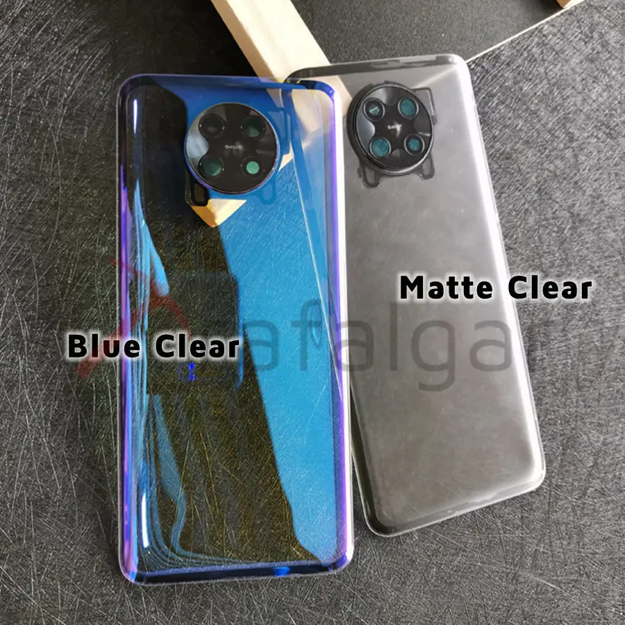 Крышка батарейного отсека для Xiaomi Poco F2 Pro Задняя стеклянная панель задняя крышка