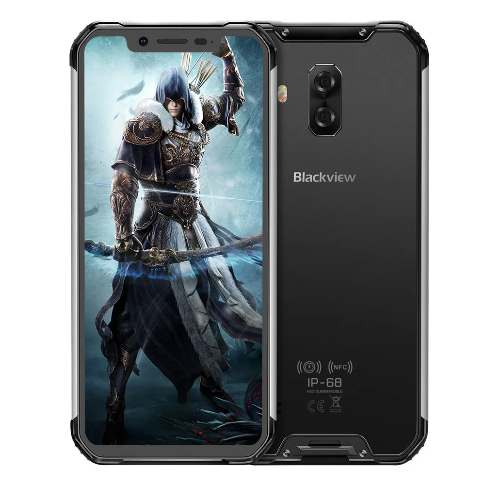 Sliver Blackview BV9600 Pro Helio P70 водонепроницаемый прочный смартфон 6 ГБ+ 128 ГБ Android 9,0 мобильный телефон 19:9 AMOLED Открытый 4G мобильный телефон - Цвет: Sliver
