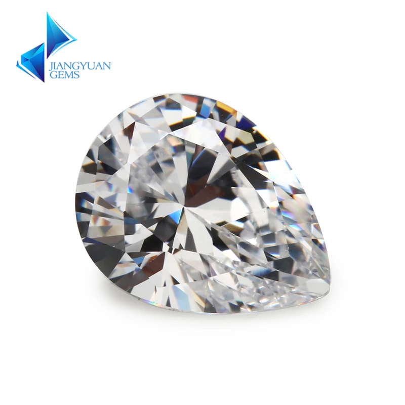 Оптовая продажа Размер цена 3x4 ~ 8x12 мм D EF Цвет Груша Форма Cut Lab Grown Loose Moissanite камень