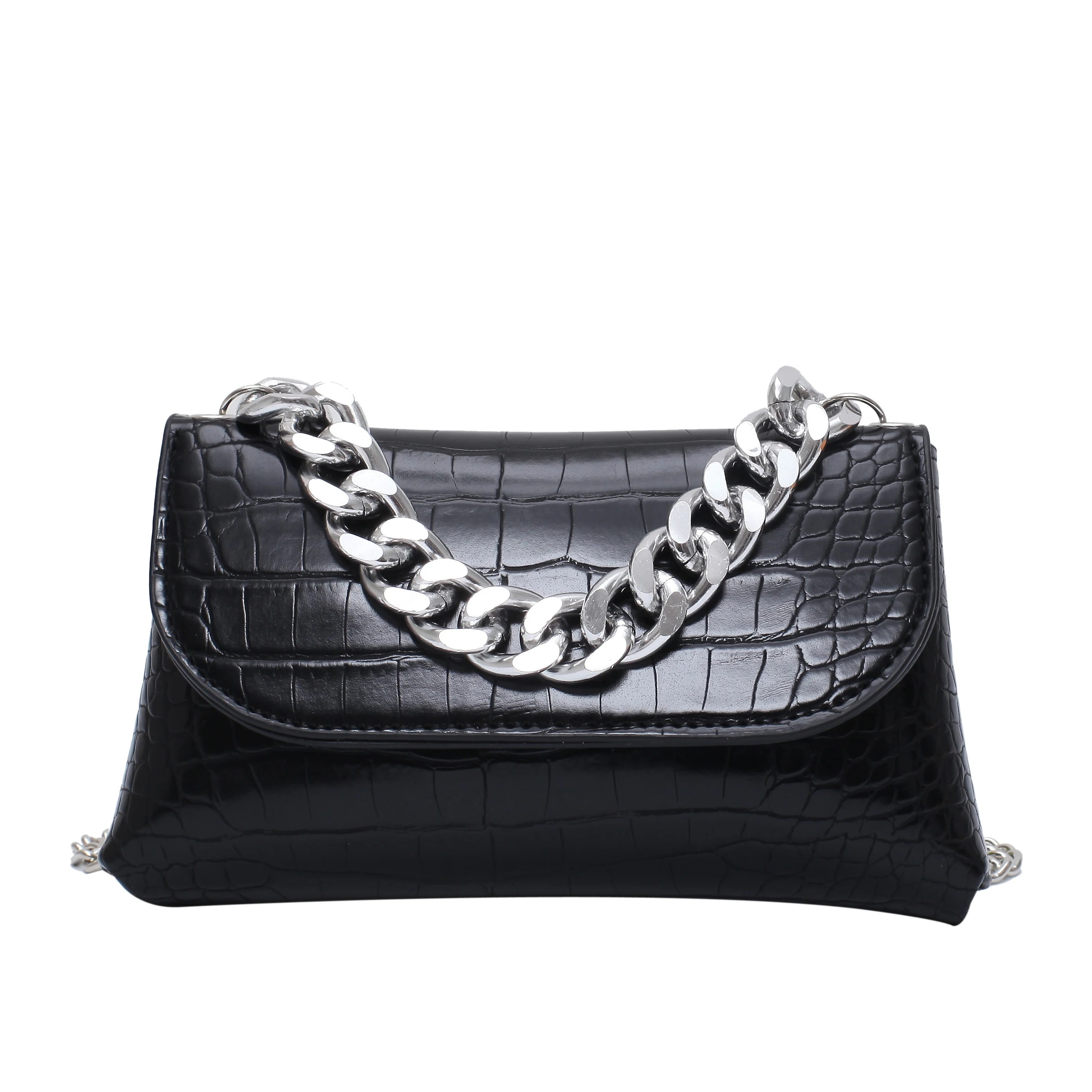 

Stone pattern Square Crossbody Bag 2020 Fashion New High quality Leather Women's Designer Handbag Chain Shoulder Messenger Bag