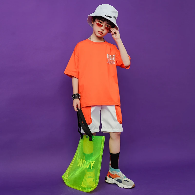 Детская одежда в стиле хип хоп для девочек и мальчиков свободная футболка