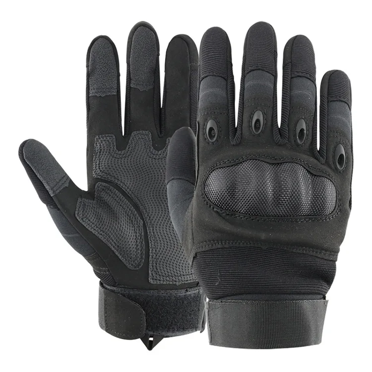 

Tactical gloves men's winter full-finger touch screen riding warm outdoor thickening fitness rock climbing shock absorption