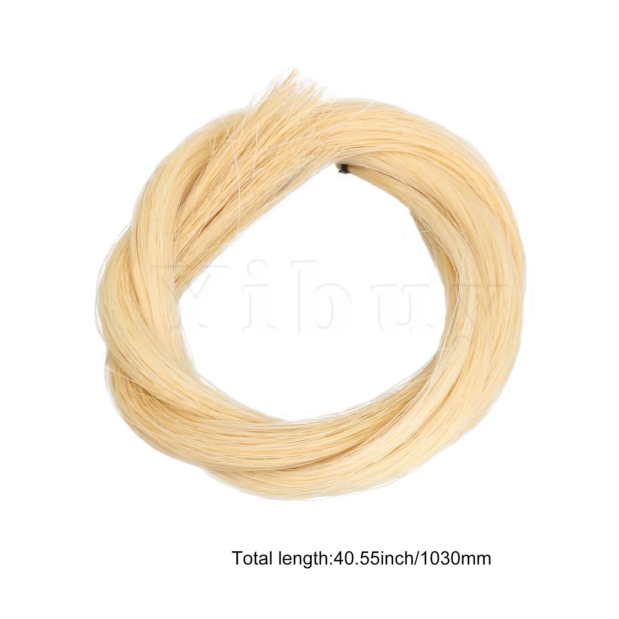 

Yibuy 40-40.5" 5 Hanks Viola Beige Mongolian Horse Bow Hair Violin Parts