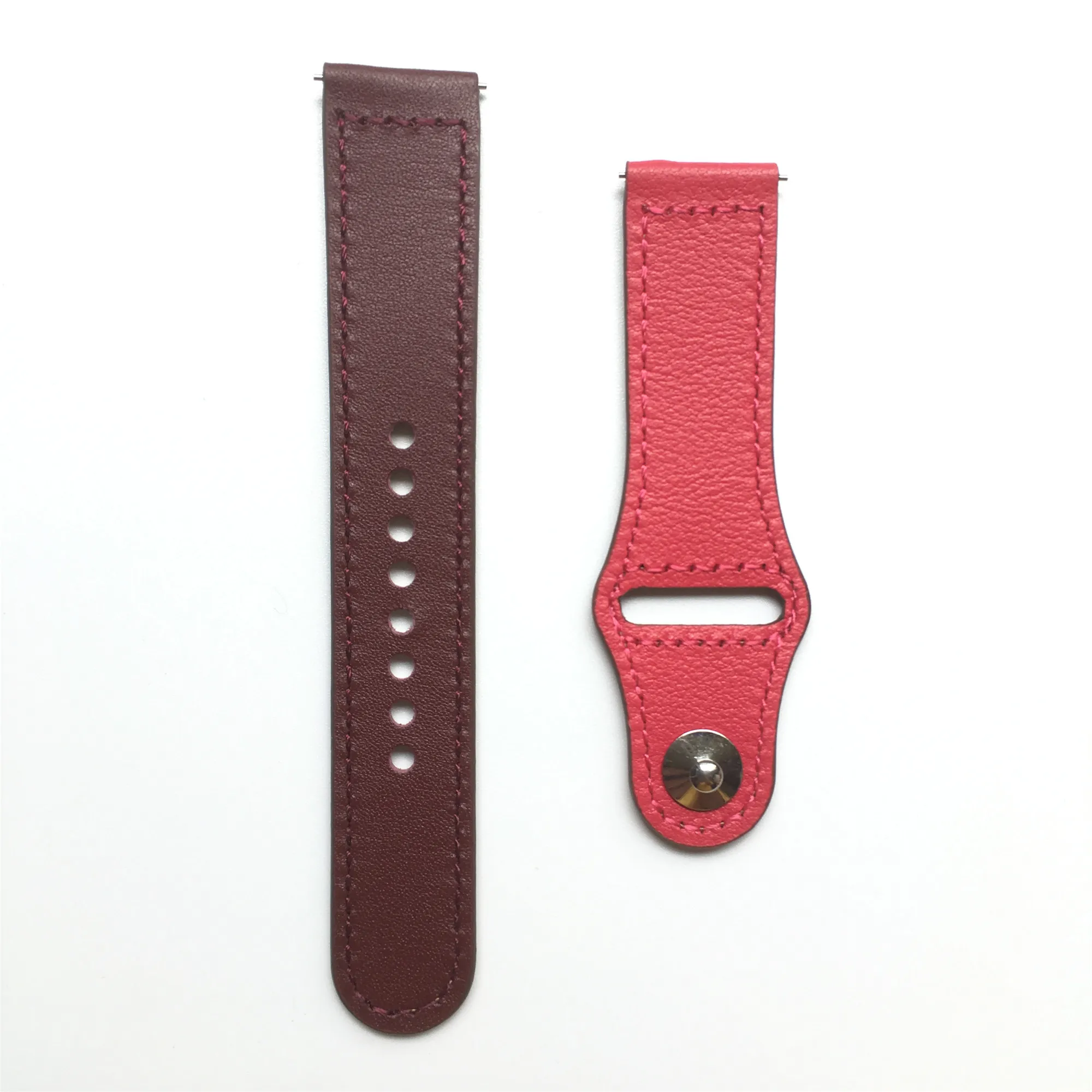 20 мм 22 мм Huami Amazfit ремешок Bip для samsung gear S2/S3 Classic Frontier Galaxy Active 42/46 мм huawei Watch GT 2 Ticwatch Band - Цвет ремешка: winerose