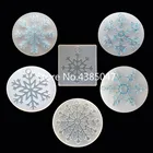 Снежинка из УФ-смолы, эпоксидные украшения форм, украшения в форме снежинок, ювелирные аксессуары