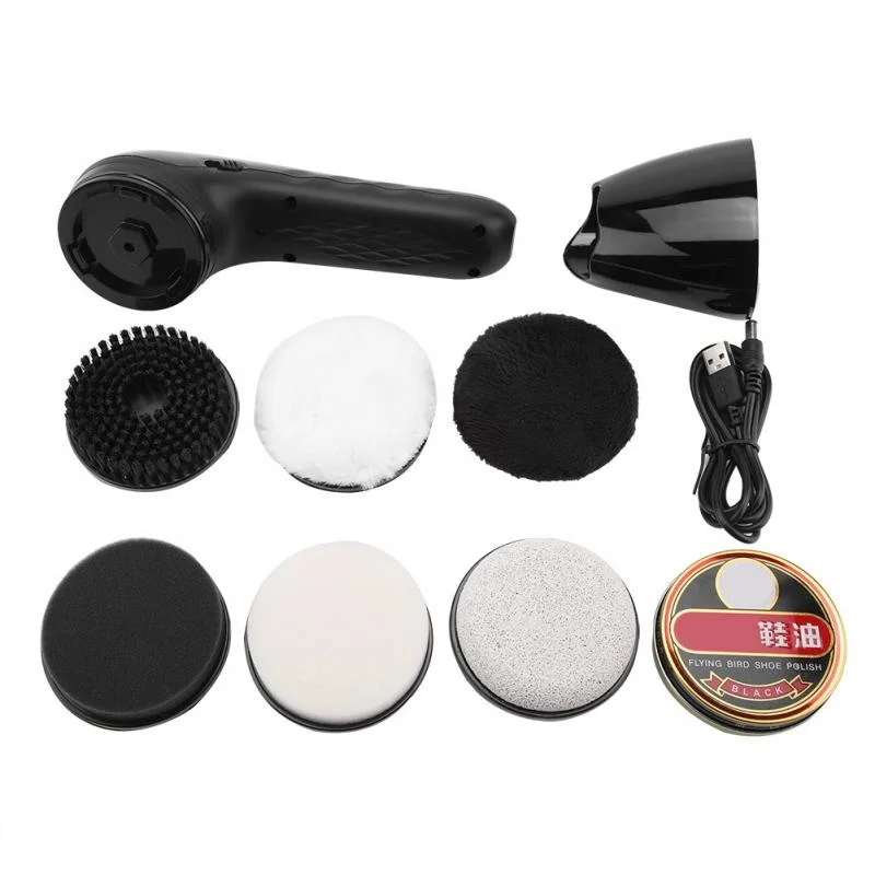 Buy Multi-function Electric Shoe Brush Shine Polisher Automatic Shoeshine Machine Cleaning Leather Care on
