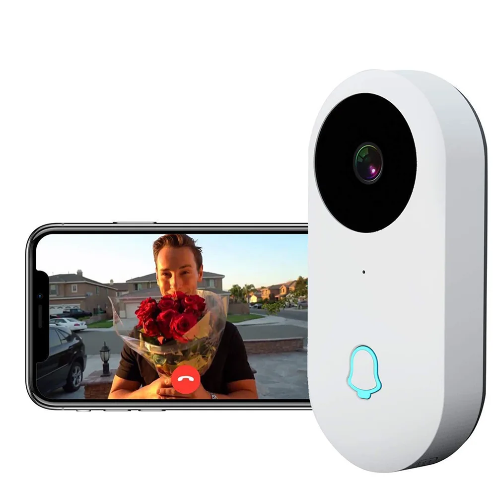 

HD Camera WIFI Monitoring Wireless Doorbell Smart Security Remote Home Visual Video Alarm Intercom Button Phone