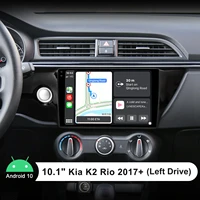 new 10 1 inch touch screen car radio support bluetoothcarplaysteering wheel4g android 10 0 for kia k2 rio 2017left dirve