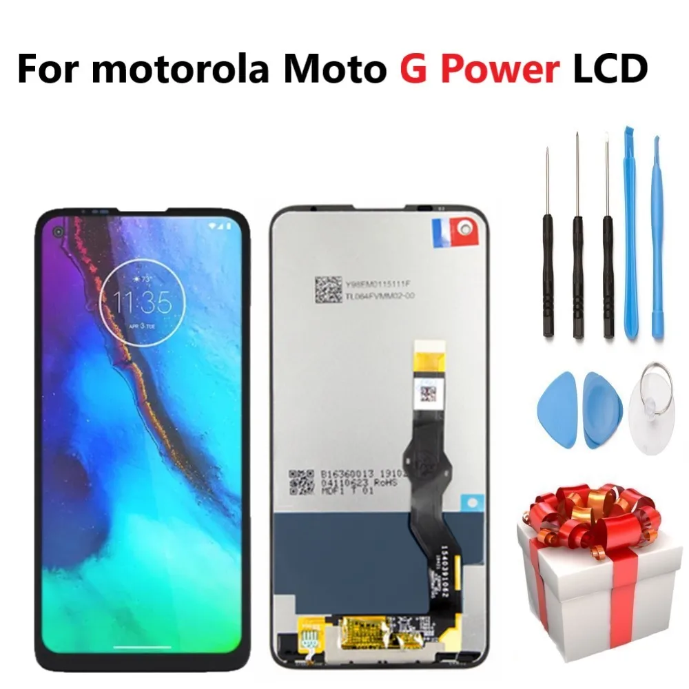 

Оригинальный ЖК-дисплей для Motorola moto G Power Moto G Power LCD XT2041-4 2020 версия 156 мм сенсорный экран в сборе