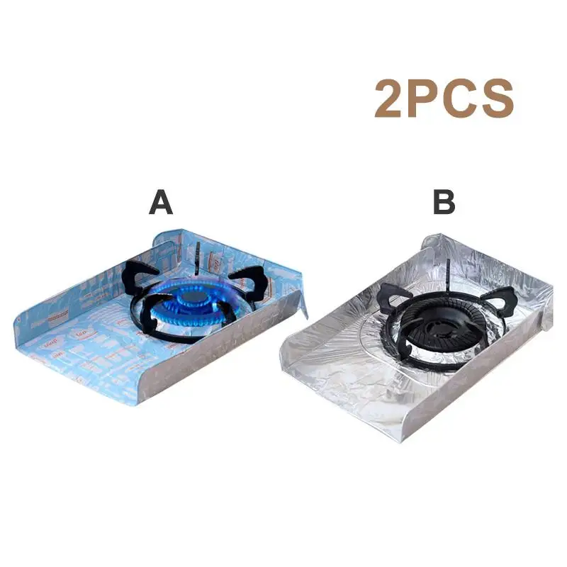 2/4/6 шт. газовая плита жестяная фольга чистые коврики многоразовая защита горелок