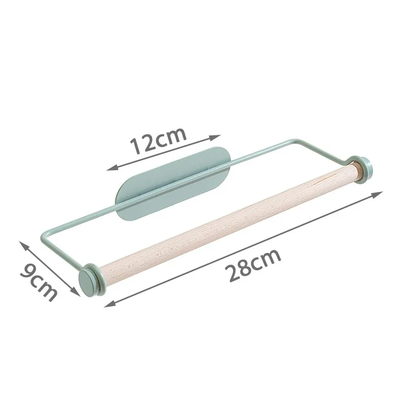 

Wall Mounted Tissue Rack Waterproof Roll Paper Holder Punch Free Towel Shelf For Kitchen Bathroom Household Organizing