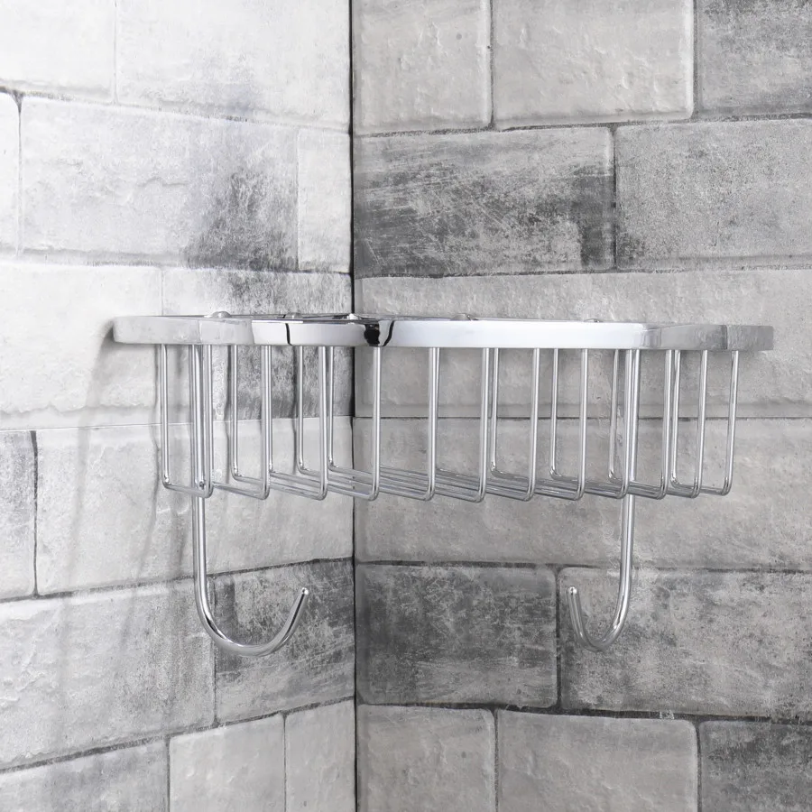 Угловая полка для ванной комнаты полки из нержавеющей стали настенная угловая