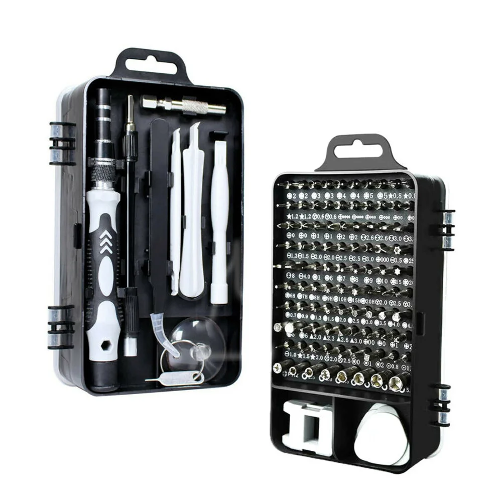

112 In 1 Screwdriver Set Of Screw Driver Bit Set Multi-function Precision Mobile Phone Repair Device Hand Tools Torx Hex