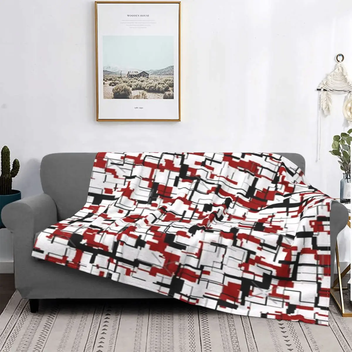 

Patrones-Rojo-Negro-blanco-azul Marino-9 manta colcha cama a cuadros sofá cama colcha 150 manta de muselina Toalla de playa de l