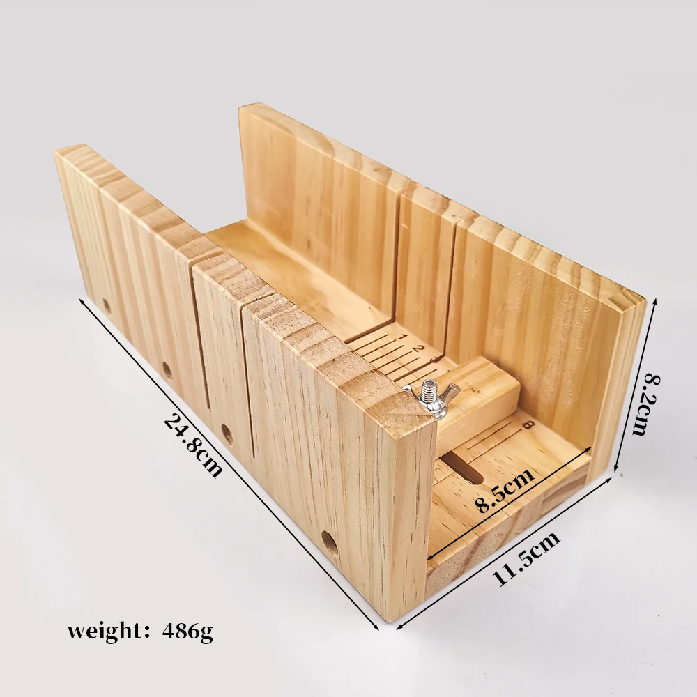 Деревянная коробка с резак из нержавеющей стали нож для мыла древесный