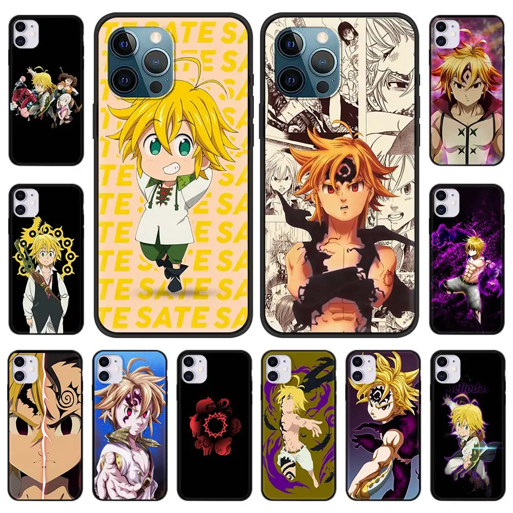 

The Seven Deadly Sins Anime Case for iPhone 11 12 Pro Max 7 8 Plus SE2020 X XR XS Max Luxury Silicone Back Cover Phone Cases