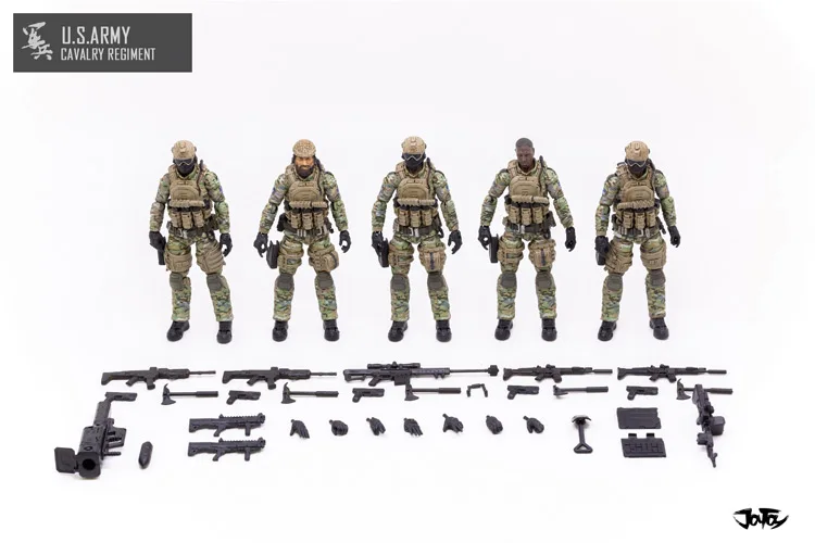 JOYTOY 1:18 фигурки США модель полка кавалерии игрушка на день рождения/праздничный
