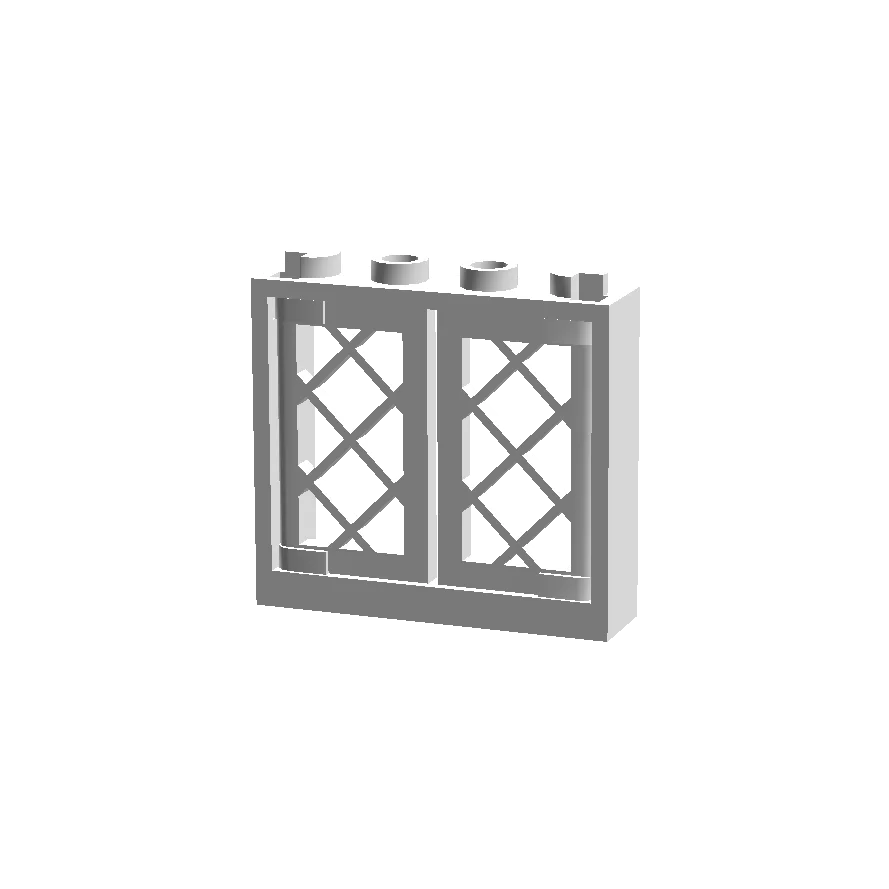 

10PCS Window Frame Building Blocks Compatible Major Brand Kids Toys 60594 60607 Early Learning MOC Education Gifts