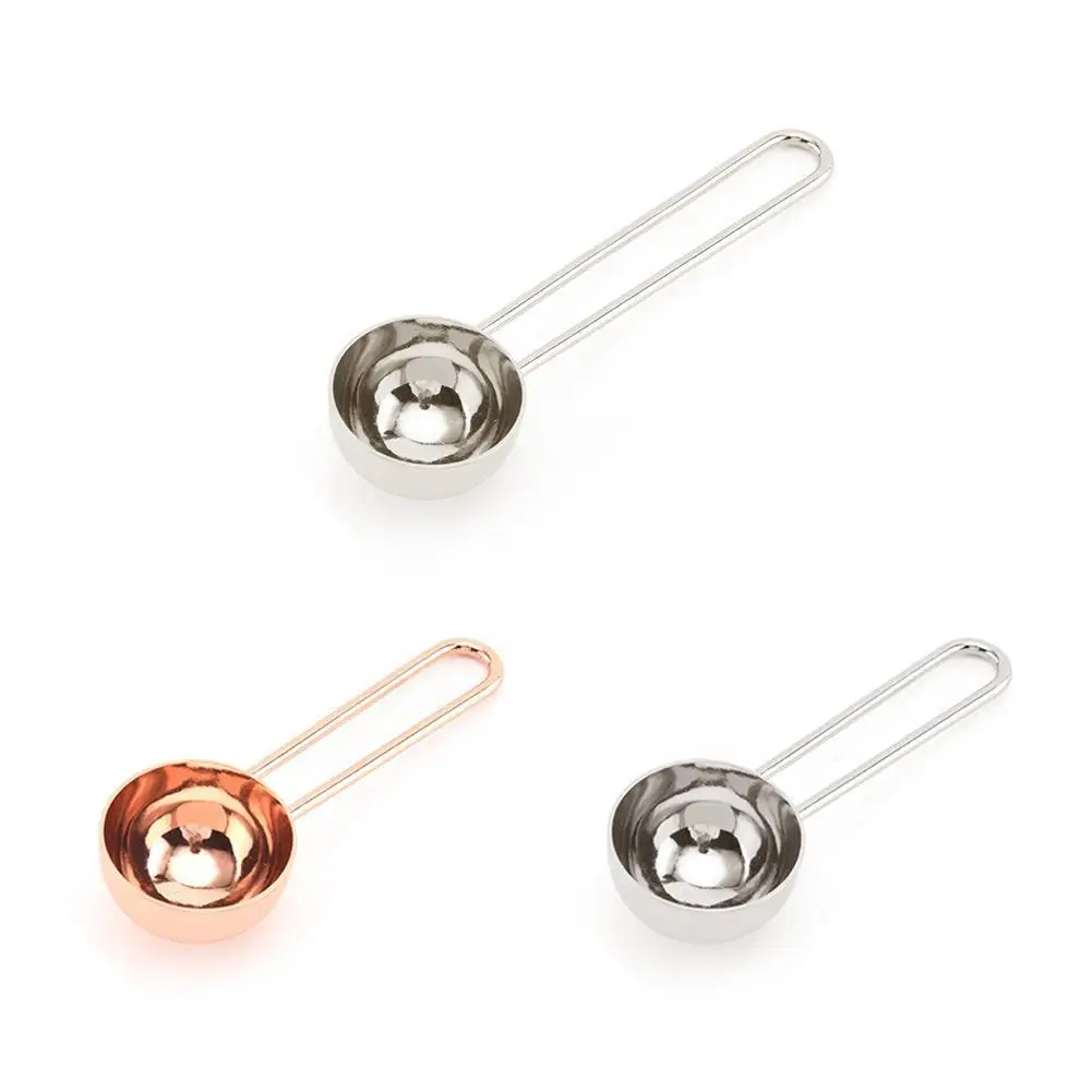 Аксессуары для чая и кофе ложка с толстой стальной ручкой длинной стальная