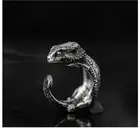 Новинка 2021, кольцо в стиле ретро, креативный дизайн, открытое регулируемое кольцо в виде ящерицы, мужское властительное ювелирное изделие