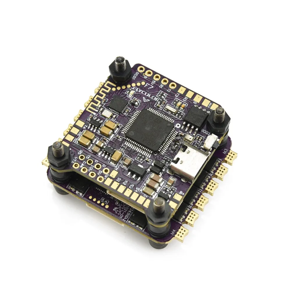 

Flycolor X-Tower F7 Bluetooth контроллер полета с 5 в 10 в BEC выход и 60 А BL_32 3-6S 4 в 1 ESC поддержка DJI Air Unit RC Drone FPV