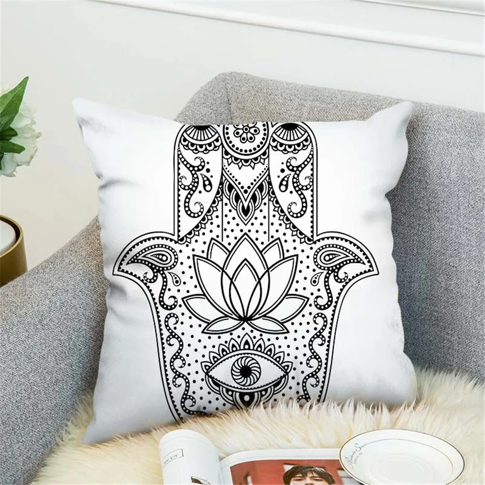 Богемный геометрический чехол для подушки домашний декоративный осенний