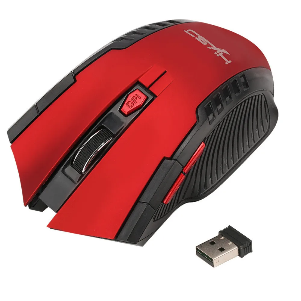 2 4 GHz 1000/1200/1600/2400DPI USB Беспроводная оптическая игровая мышь эргономичные мыши для